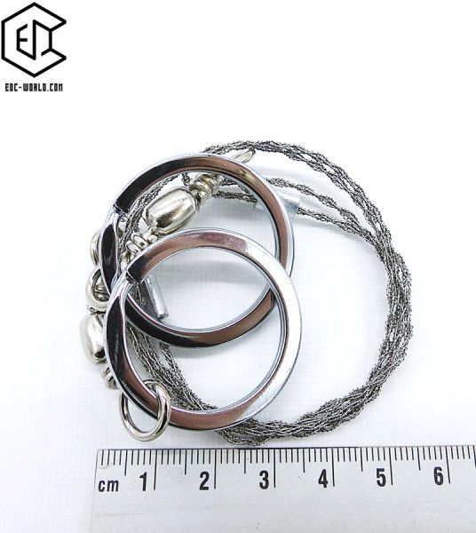 Drahtsäge mit 2 Ringen